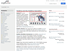 Tablet Screenshot of modelica.org